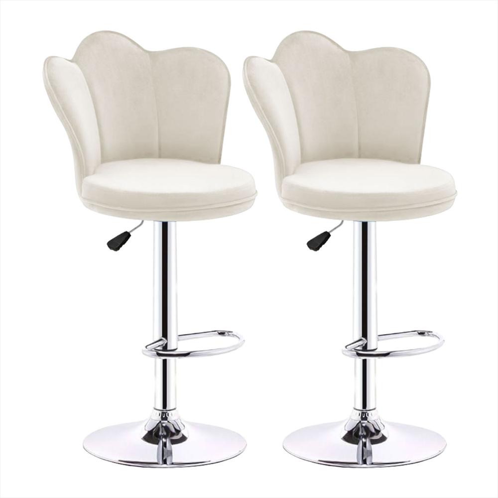 Set X2 Silla Bar Butaco Alta Giratoria Barra Cocina Refana img #1