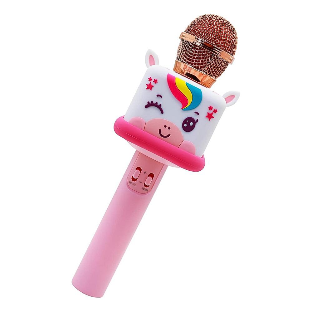 Micrófono De Karaoke Inalámbrico Para Niños Con Bluetooth Y Cambio De Voz img #2