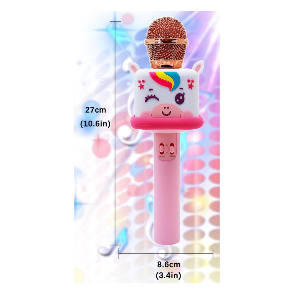 Micrófono De Karaoke Inalámbrico Para Niños Con Bluetooth Y Cambio De Voz img #3