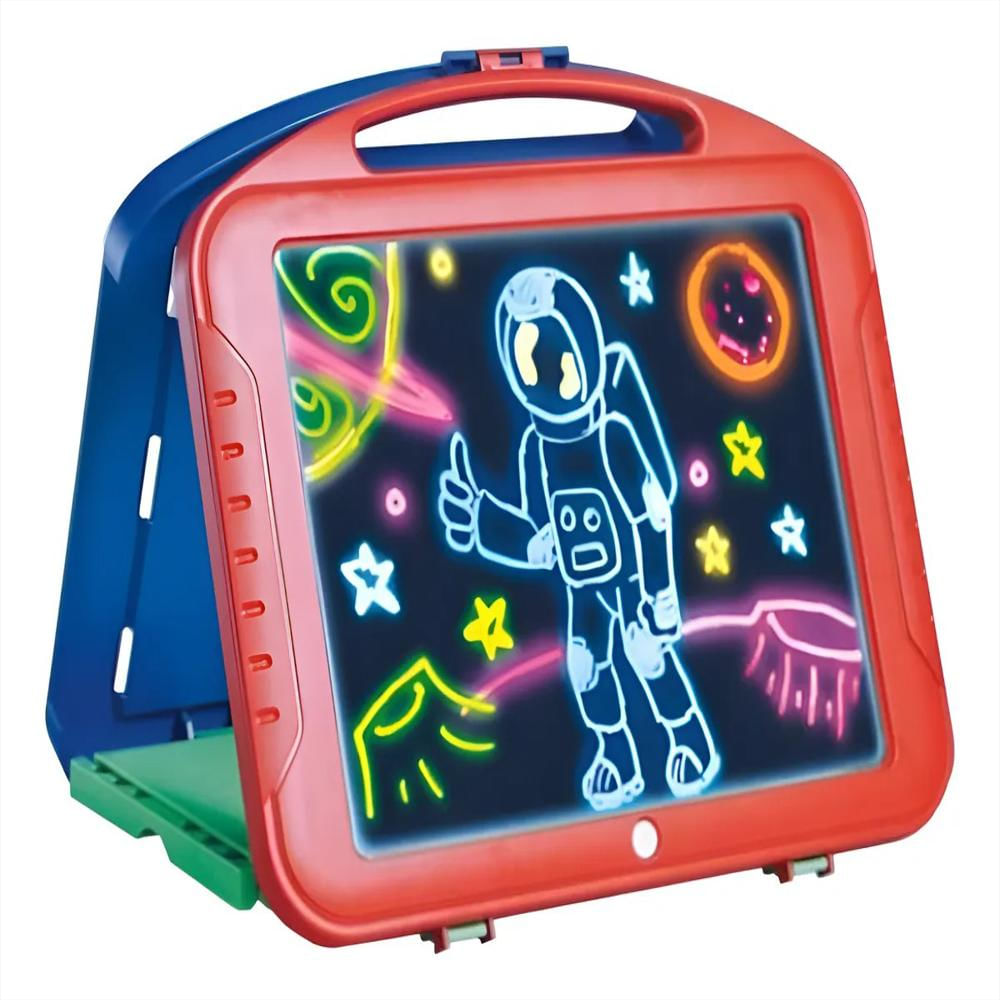 Tablet Dibujo Luz Led Tablero Mágico Pizarra img #1