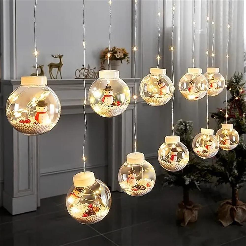 Luces Navidad Decorativas Esfera Navideña img #2