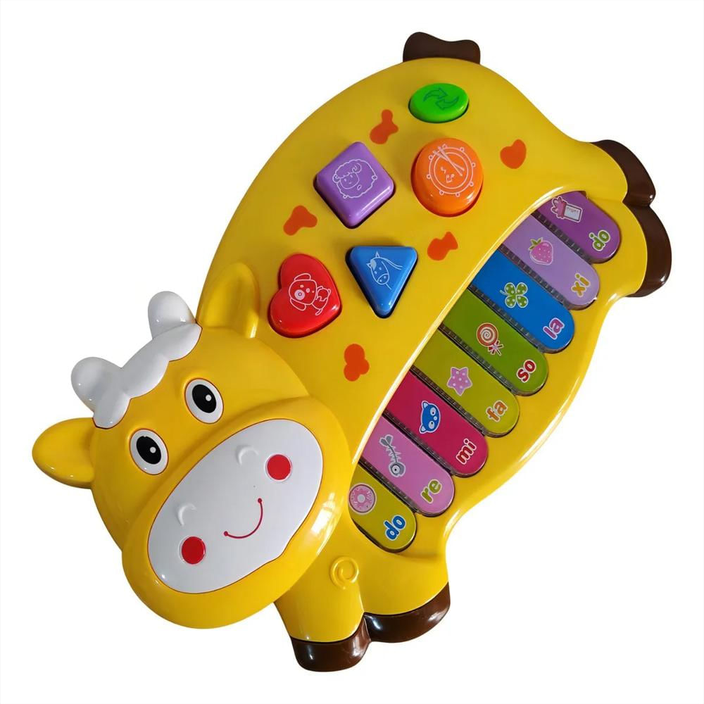 Juguete Piano Musical Vaquita Interactivo Sonido img #1
