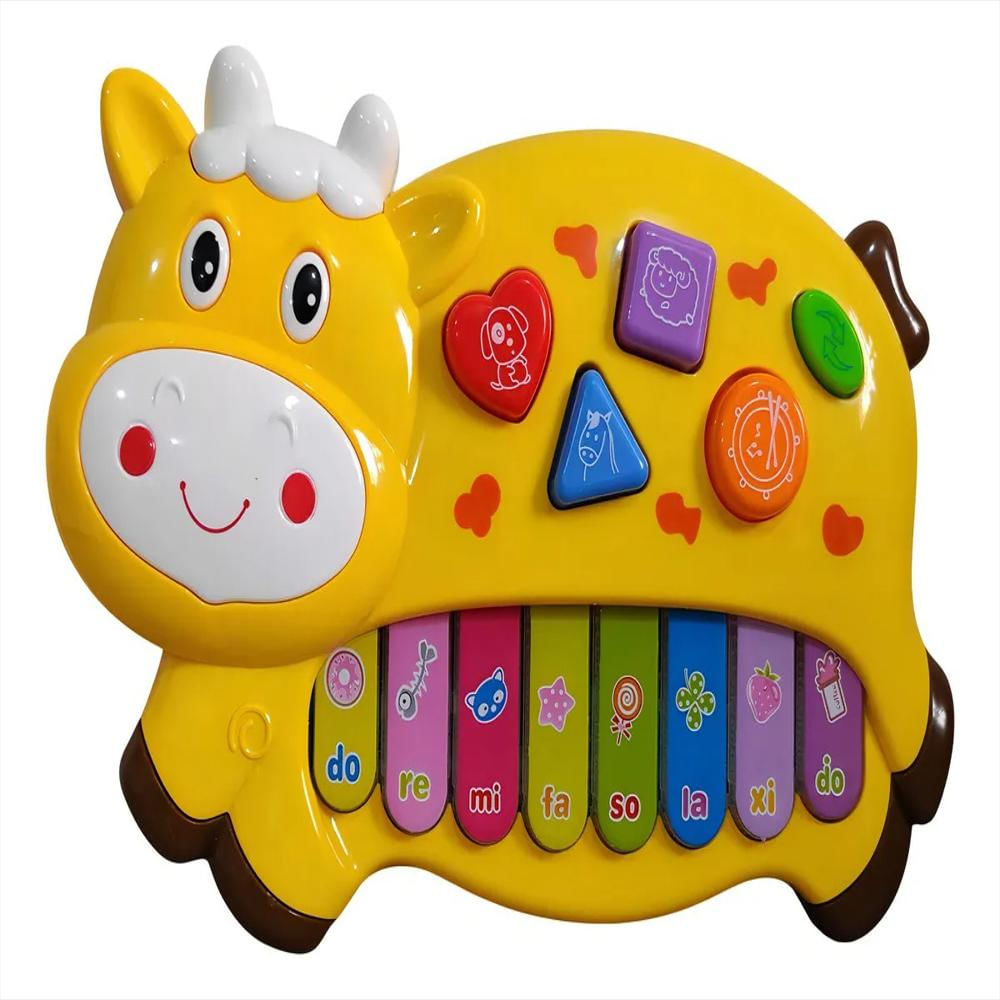 Juguete Piano Musical Vaquita Interactivo Sonido img #2