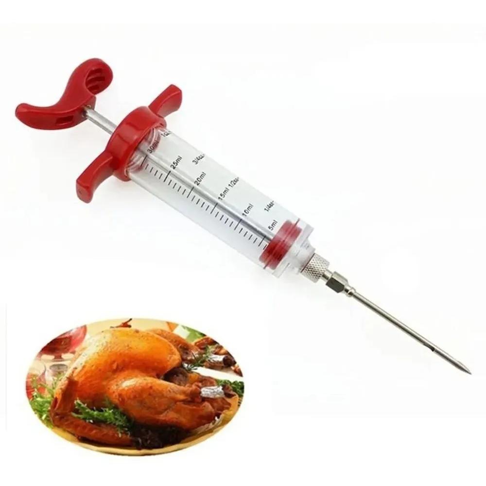 Jeringa Inyectar Adobo Sazonador Carne Pollo Relleno Cocina img #2