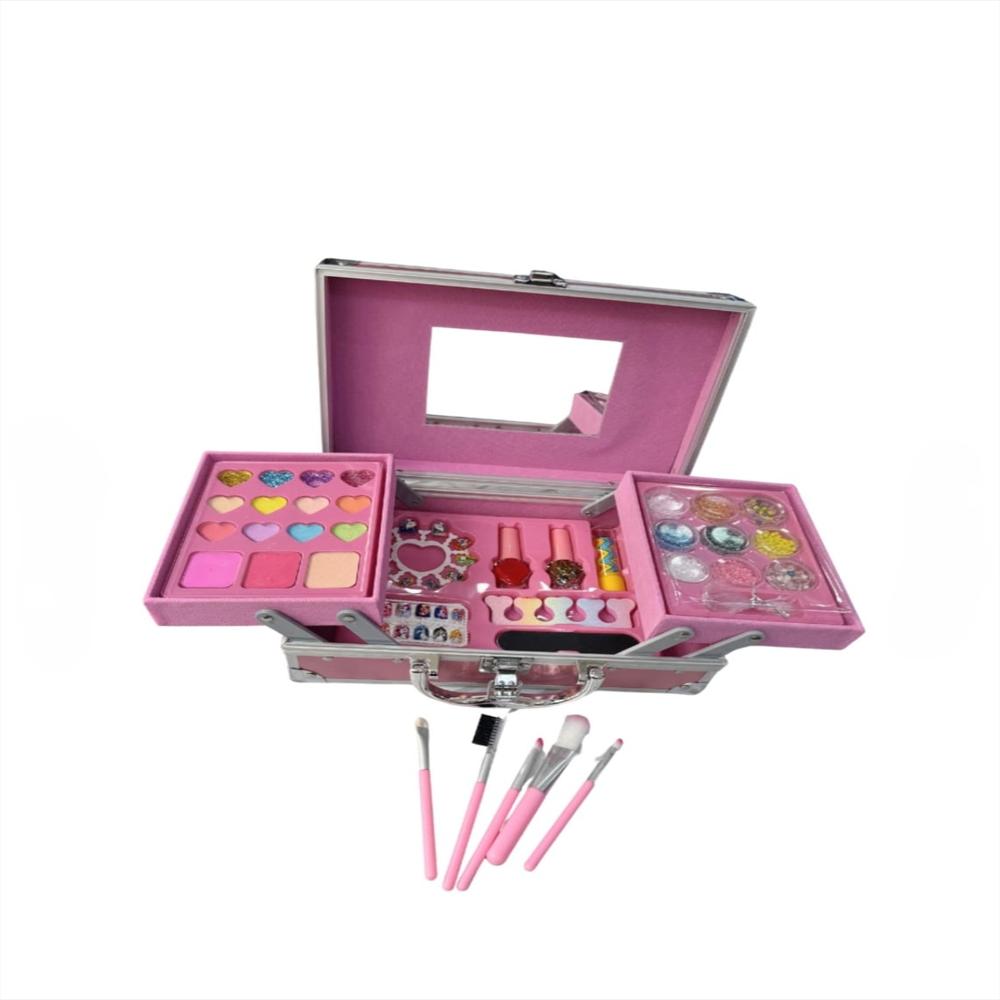 Set Maquillaje Niñas Infantil Maletín Belleza Accesorios img #1