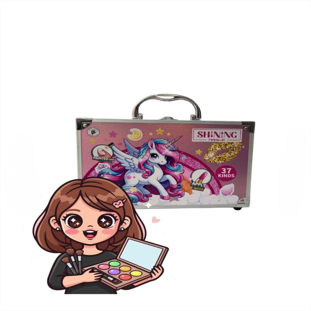 Set Maquillaje Niñas Infantil Maletín Belleza Accesorios img #2