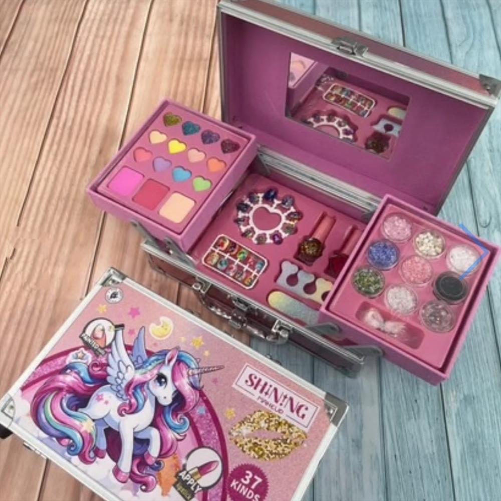 Set Maquillaje Niñas Infantil Maletín Belleza Accesorios img #3