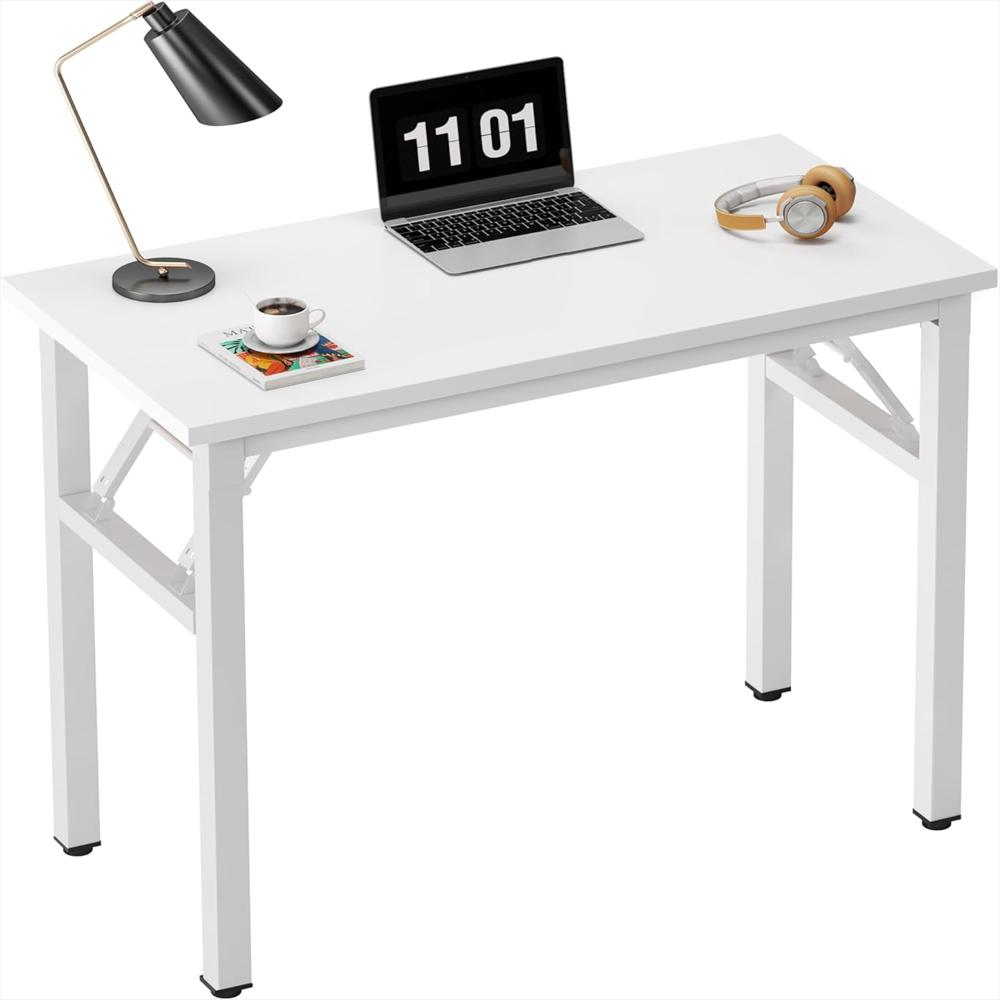 Escritorio Need Plegable Blanco Madera E1 80 Cm Multifuncional Para Espacios Pequeños img #1