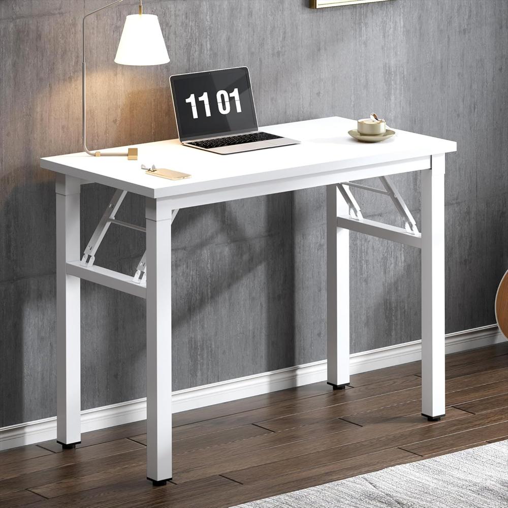 Escritorio Need Plegable Blanco Madera E1 80 Cm Multifuncional Para Espacios Pequeños img #2