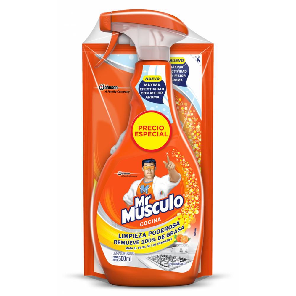 Desengrasante MR MUSCULO cocina repuesto (1000  ml) img #1