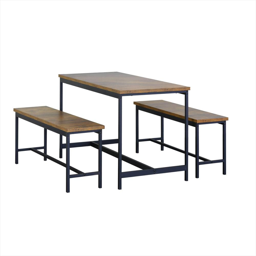 Juego Comedor Industrial Con Dos Bancas Cocina Refmelquiades img #1