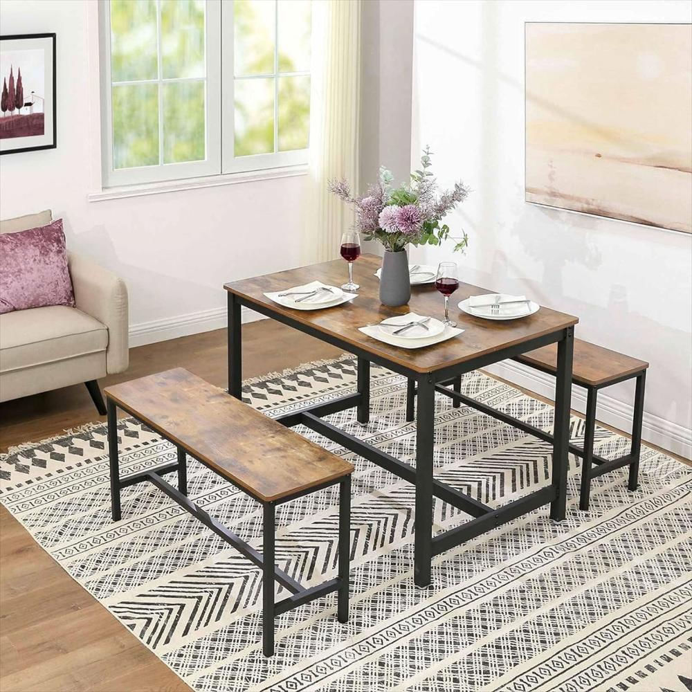 Juego Comedor Industrial Con Dos Bancas Cocina Refmelquiades img #3