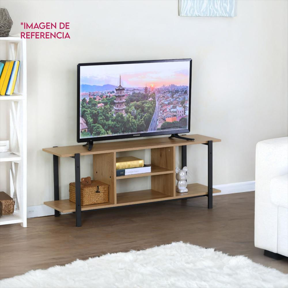 Mesa Para Tv Industrial Dos Niveles 55 Pulgadas Refaurelio img #2