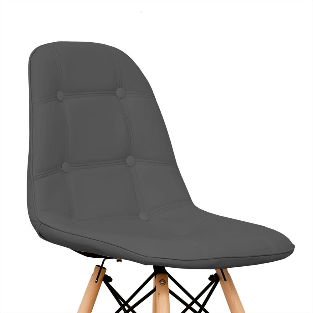 Silla Decorativa Mueble Sala Comedor Dormitorio Refcarmen Gris Carmen img #2