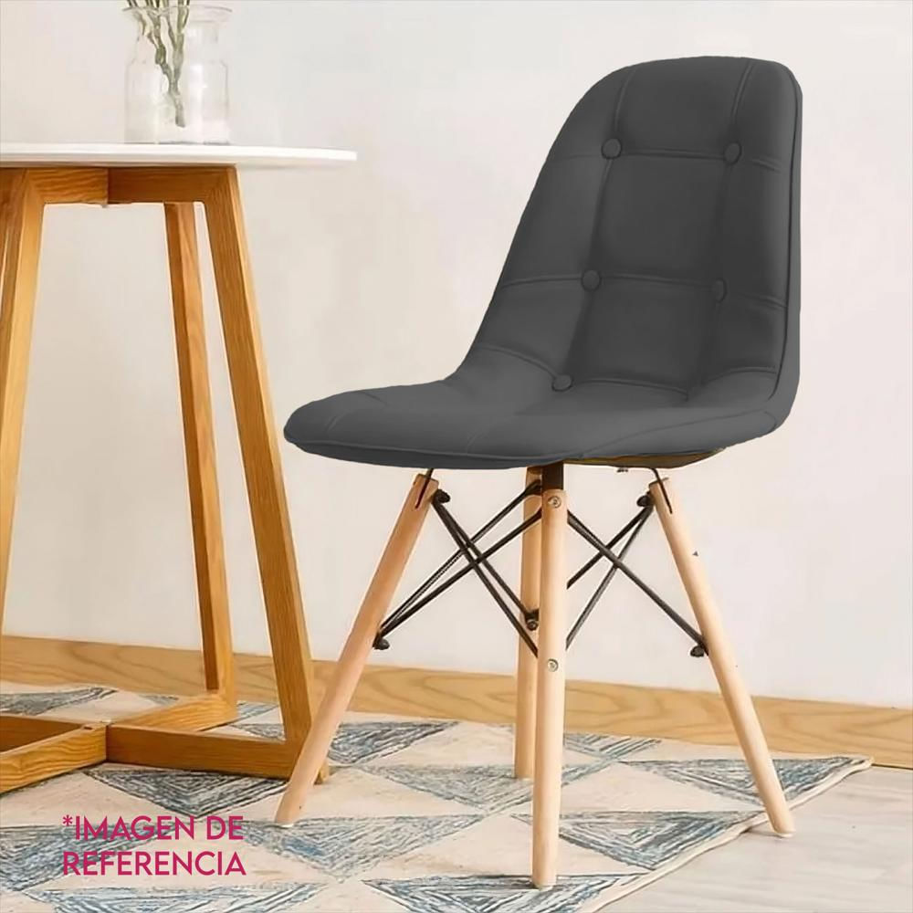 Silla Decorativa Mueble Sala Comedor Dormitorio Refcarmen Gris Carmen img #4