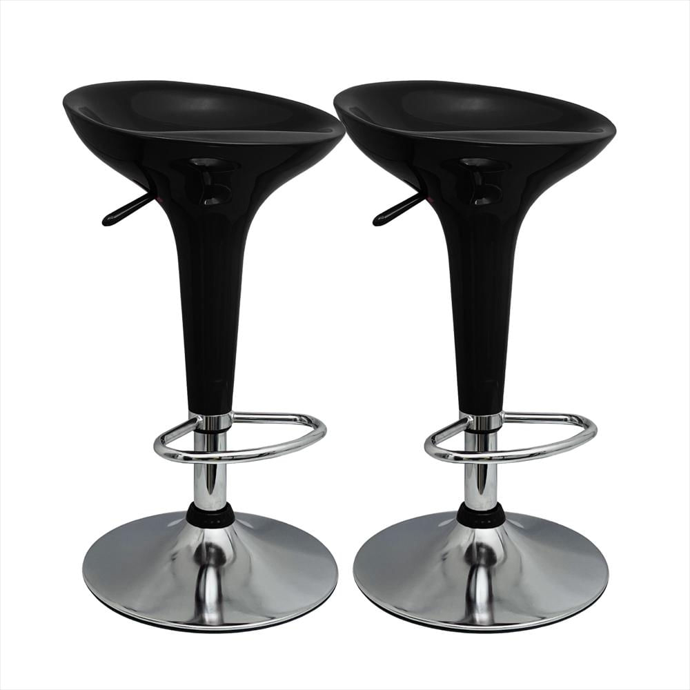 Set X2 Silla Bar Butaco Alta Giratoria Cocina Refboston img #1