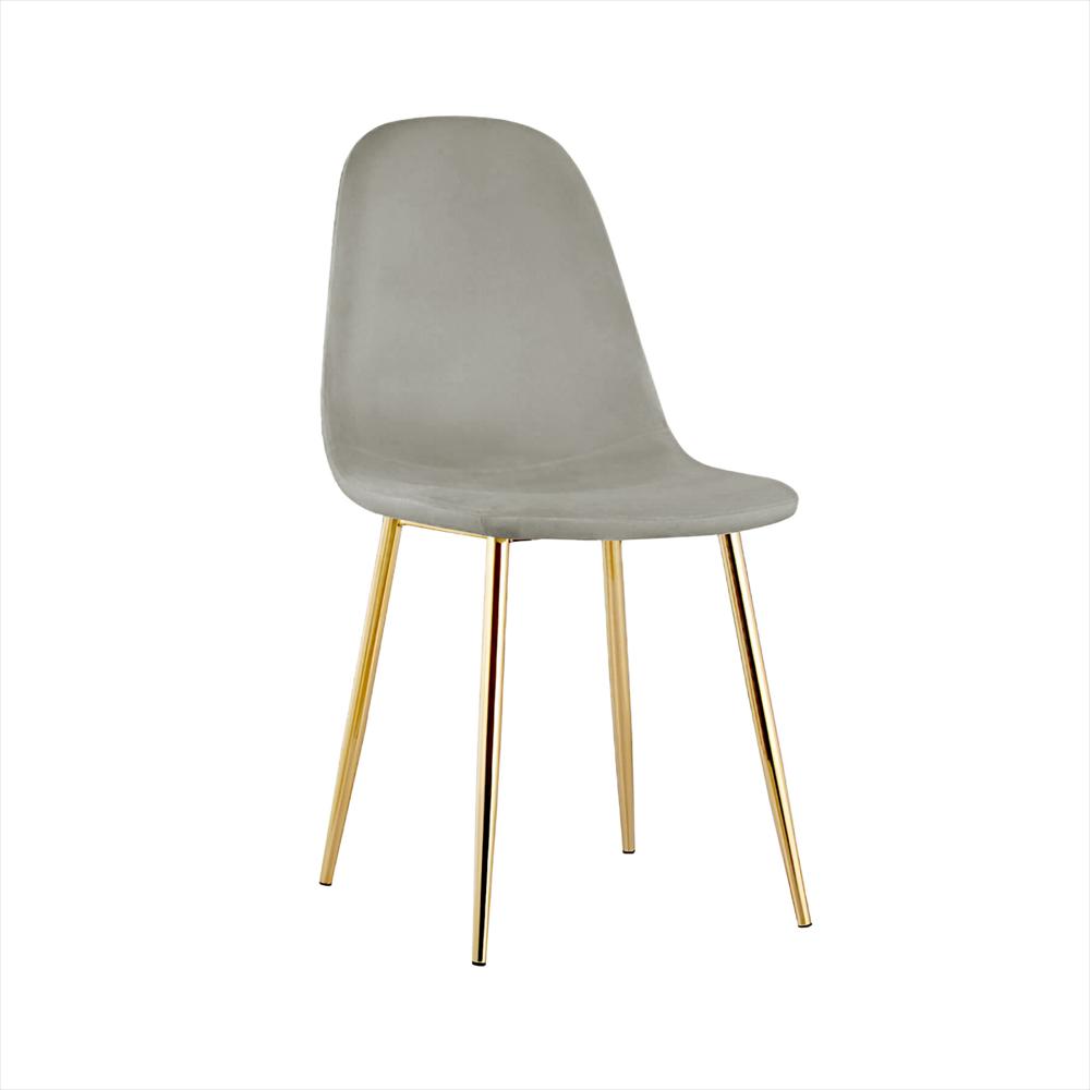 Silla Decorativa Mueble Sala Comedor Dormitorio Refofelia Gris Ofelia img #1