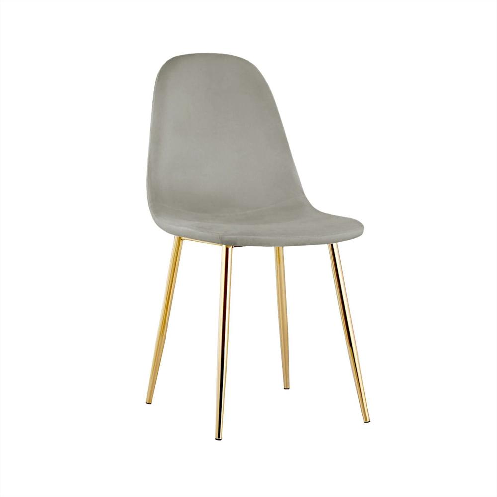 Silla Decorativa Mueble Sala Comedor Dormitorio Refofelia Gris Ofelia img #5