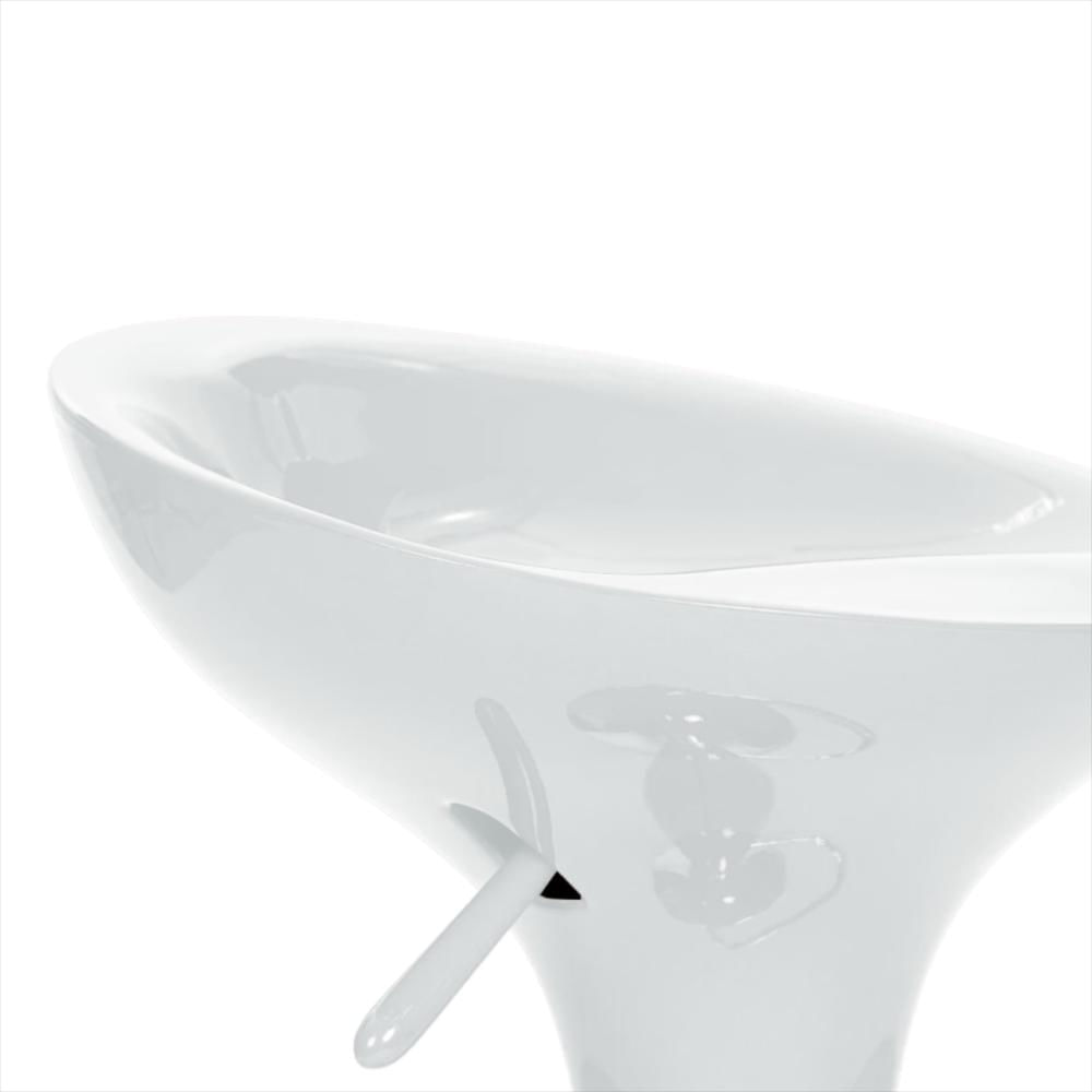 Set X2 Silla Bar Butaco Alta Giratoria Cocina Refboston Blanco Boston X2 img #5