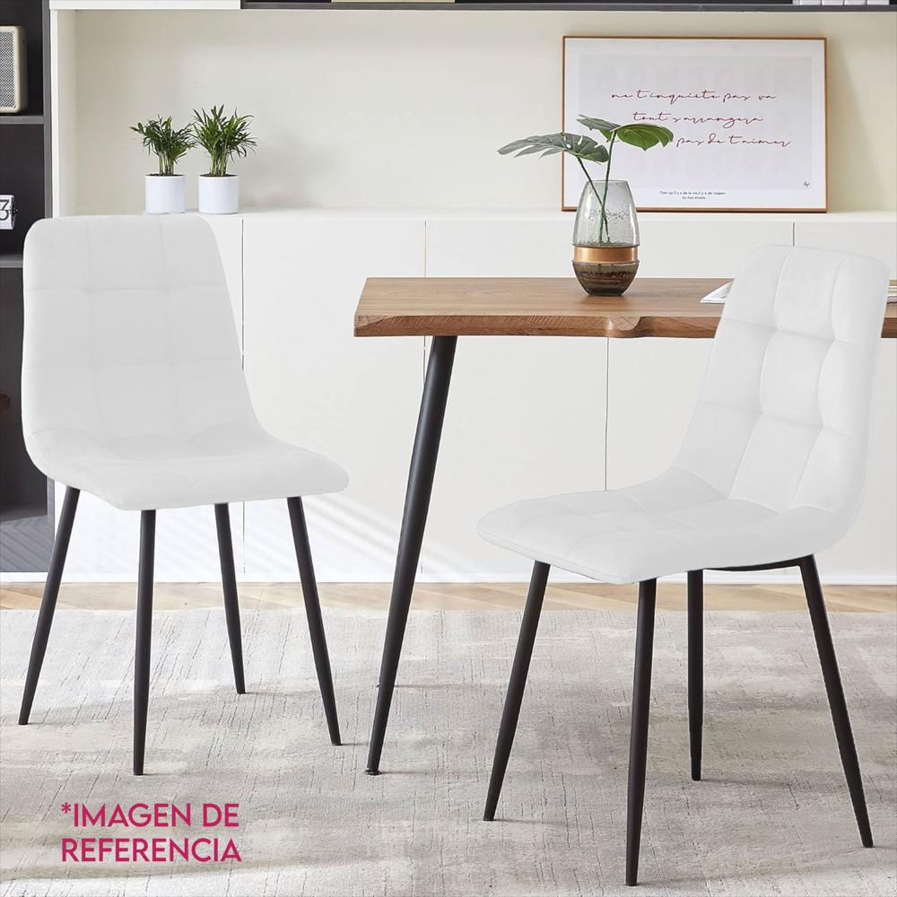 Silla Decorativa Mueble Sala Comedor Dormitorio Refagata Blanco Agata img #4