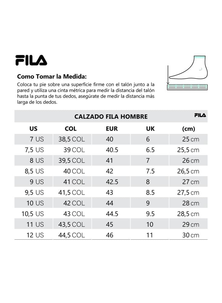 Tenis Fila Conter Hombre Azul img #2