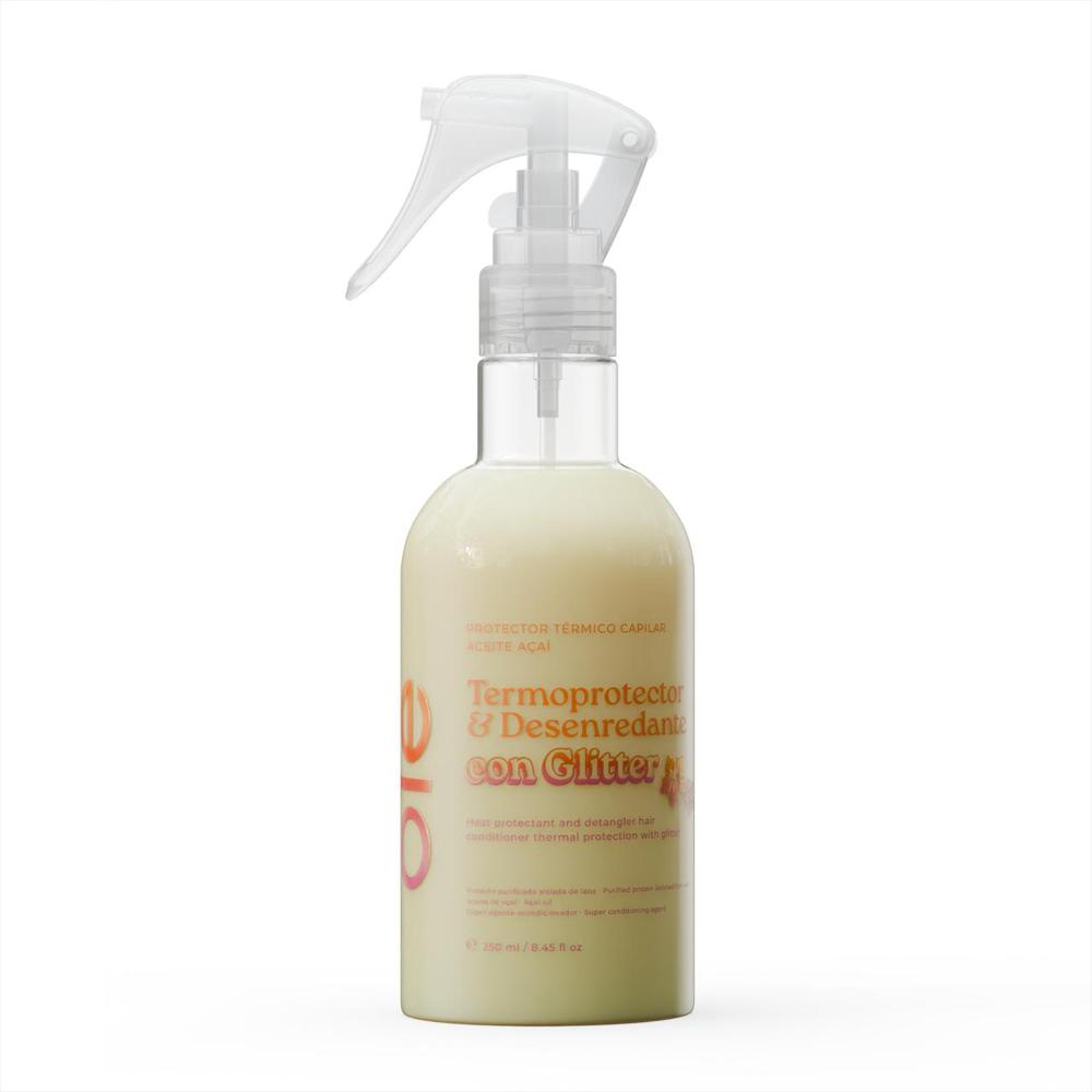 Termoprotector & Desenredante Aceite De Acaí Con Glitter 250Ml img #1