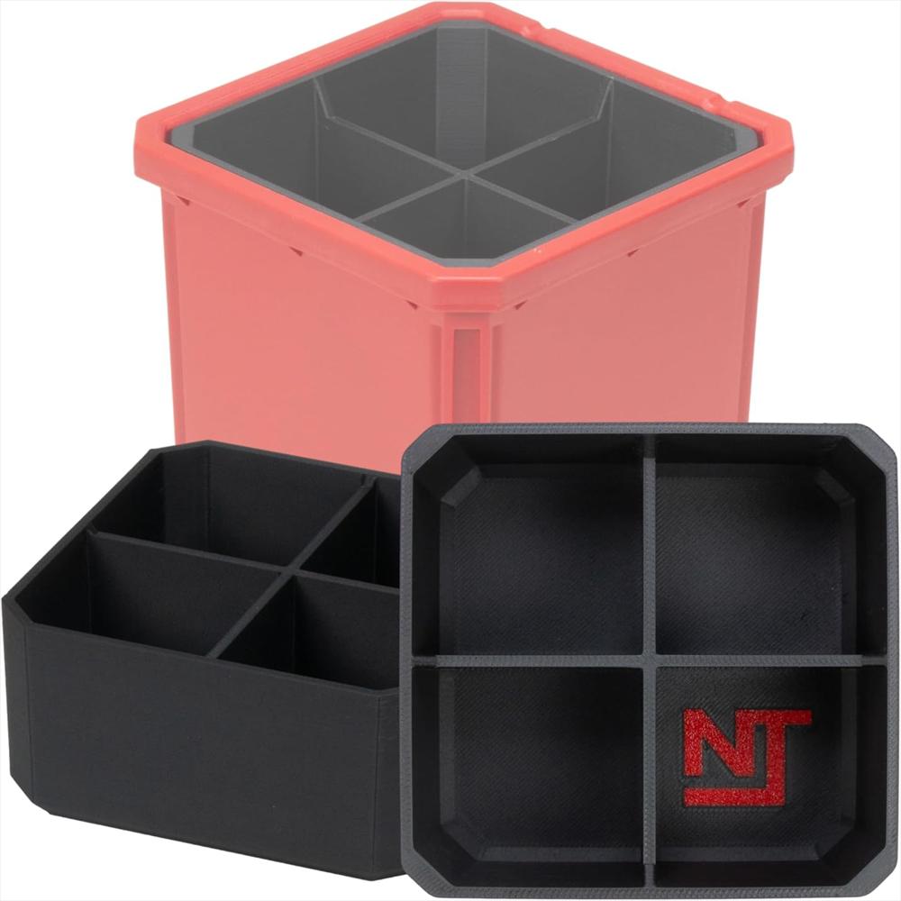 Caja De Herramientas Neat Tools 4 Ranuras Pet Resistente Apilable Para Milwaukee Packout img #1