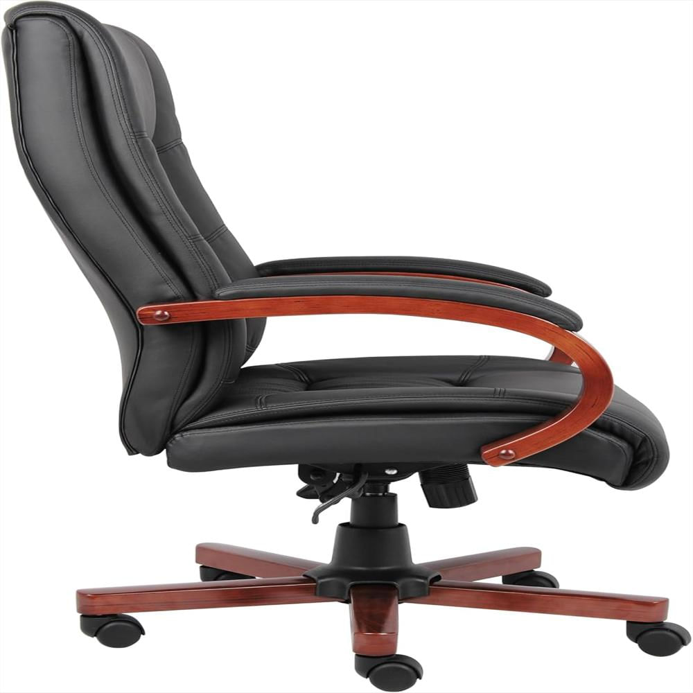 Silla Oficina Norstar Office Dba Boss Madera Tapizada Caressoftplus Respaldo Alto Ajuste Neumático 120 Kg img #5