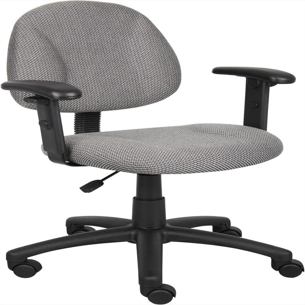 Silla Oficina Norstar Office Dba Boss Ajustable, Apoyo Lumbar, Tela Deluxe, Color Azul, Listo Para Armar