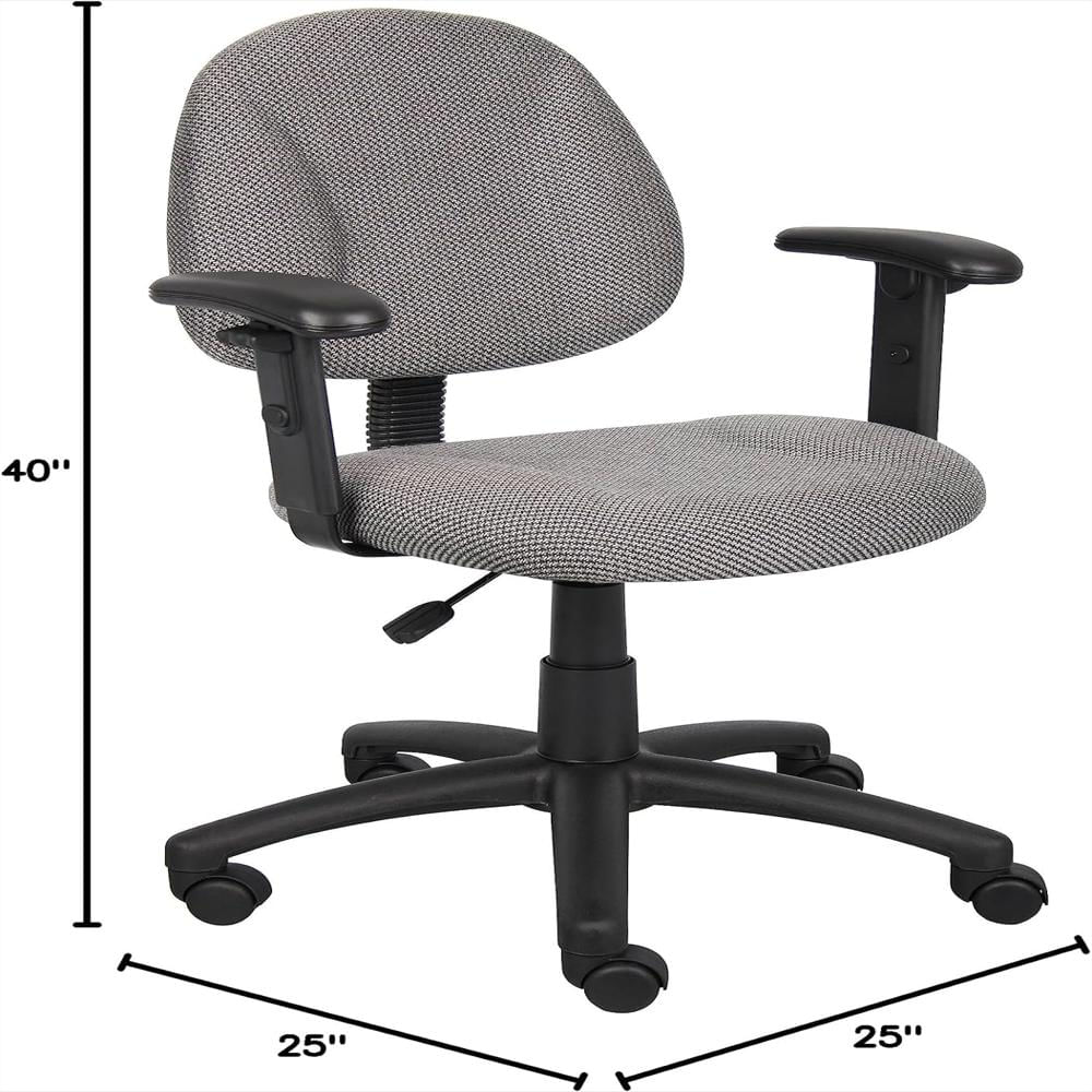 Silla Oficina Norstar Office Dba Boss Ajustable, Apoyo Lumbar, Tela Deluxe, Color Azul, Listo Para Armar img #3