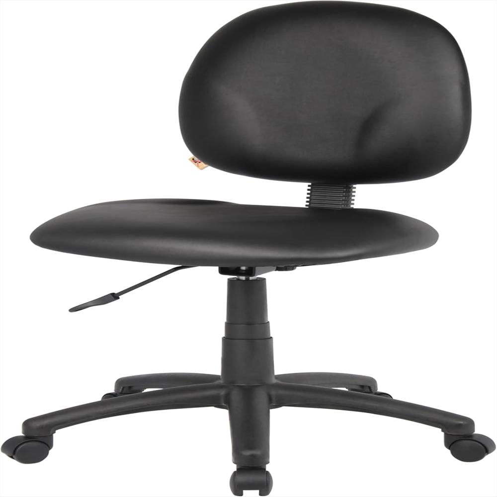 Silla Oficina Norstar Office Dba Boss Ergonomía Respaldo Medio Vinilo Negro Ajuste Neumático Extra Grande img #4