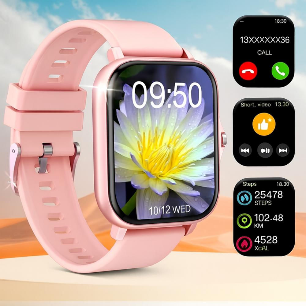 Reloj Smartwatch Digital Inteligente Color Rosa