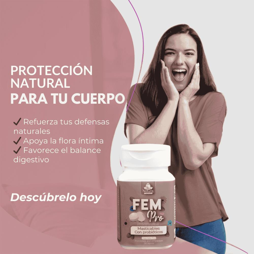 Fempro Pack X3 Mujer 450 Tabs Para Flora Vaginal Equilibrada img #5