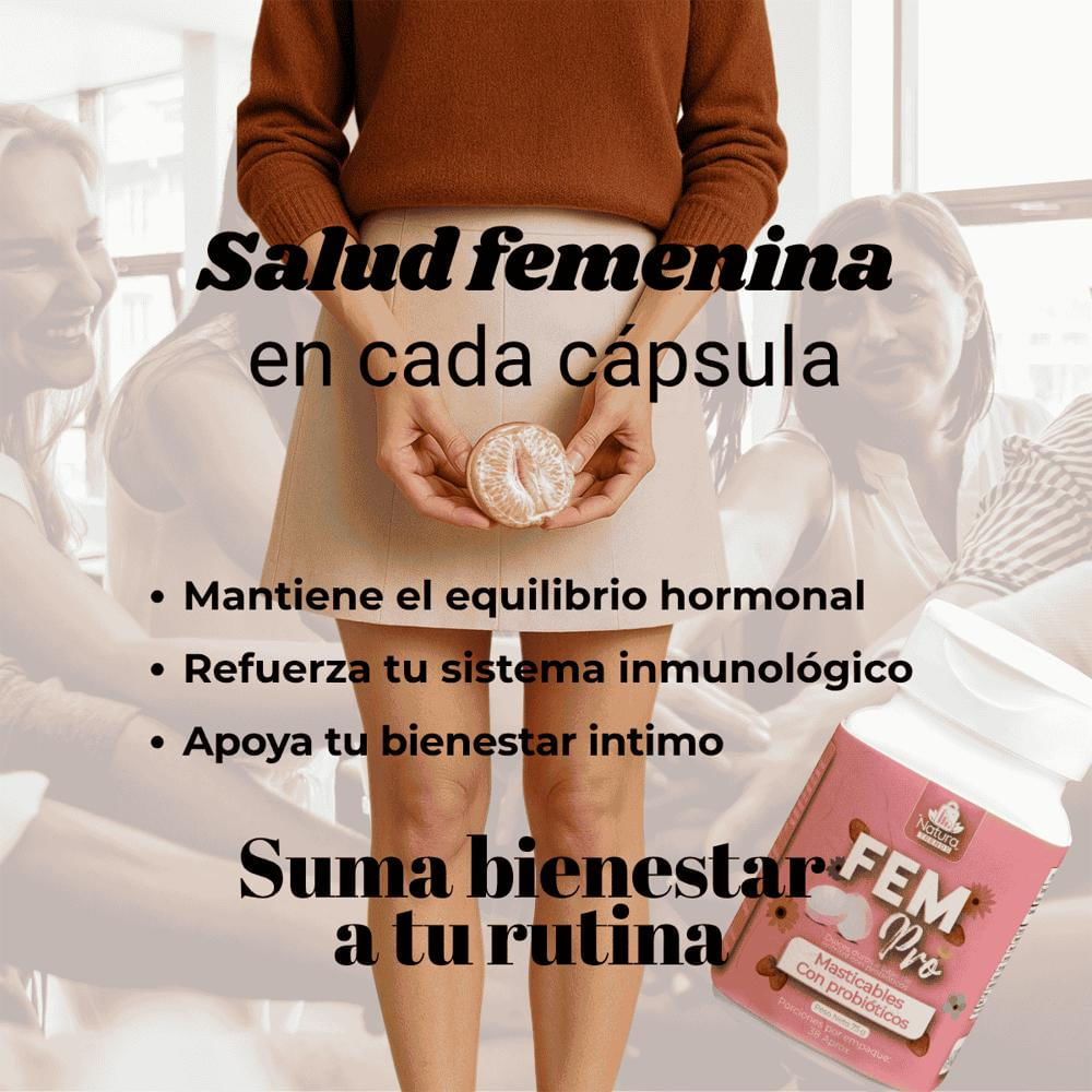Fempro Pack X3 Mujer 450 Tabs Para Flora Vaginal Equilibrada img #2