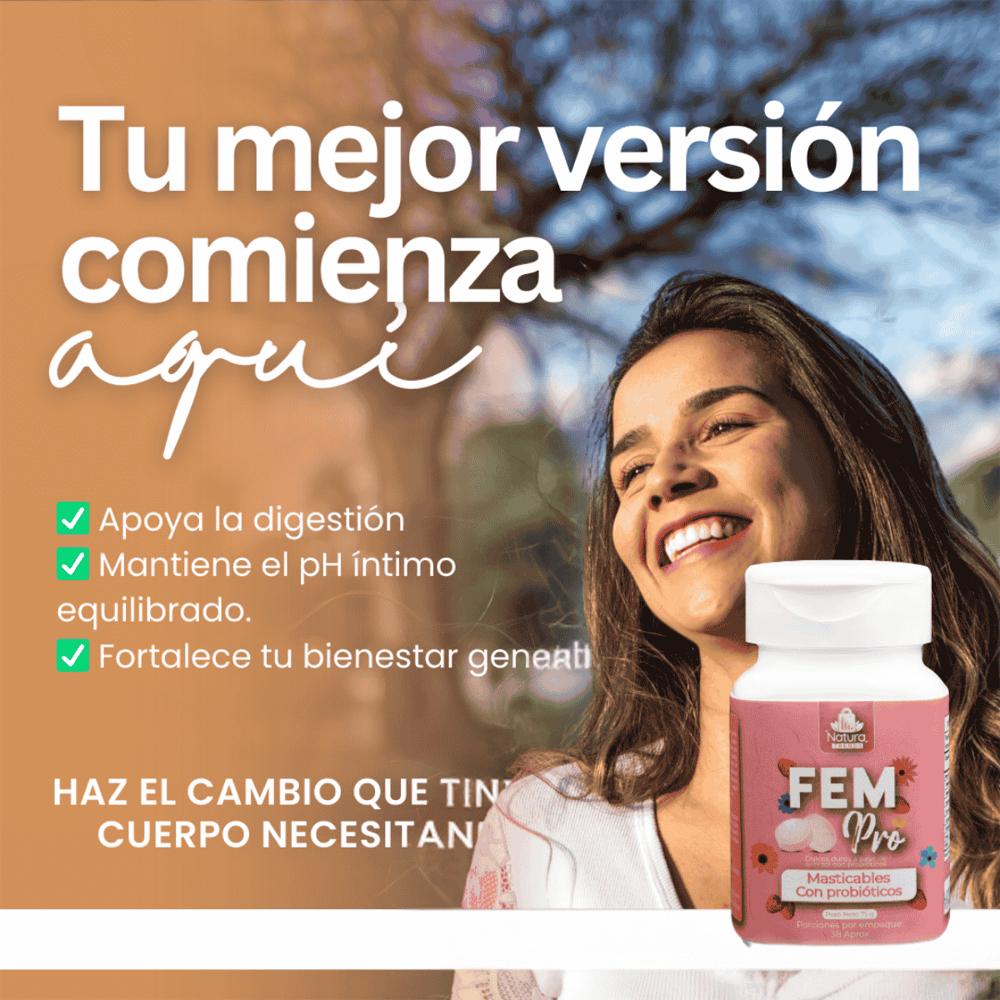 Fempro Pack X3 Mujer 450 Tabs Para Flora Vaginal Equilibrada img #4
