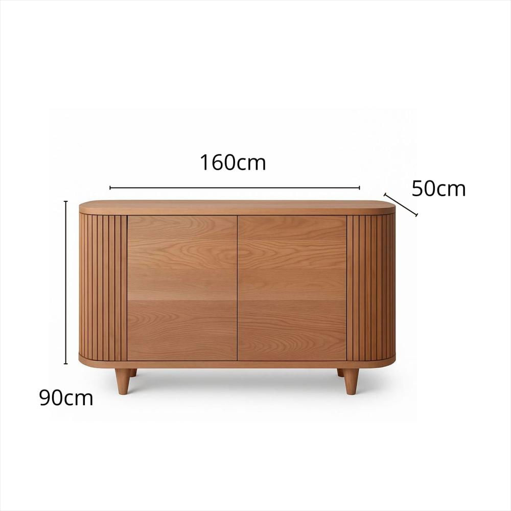 Consola Nerferet En Roble 160Cm X 50Cm img #5