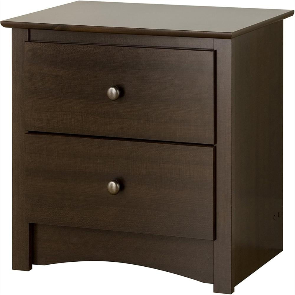 Cómoda Prepac Expreso 2 Cajones Madera Laminada Curvos 40.64X59.05X55.24 Cm Funcional Y Elegante img #3