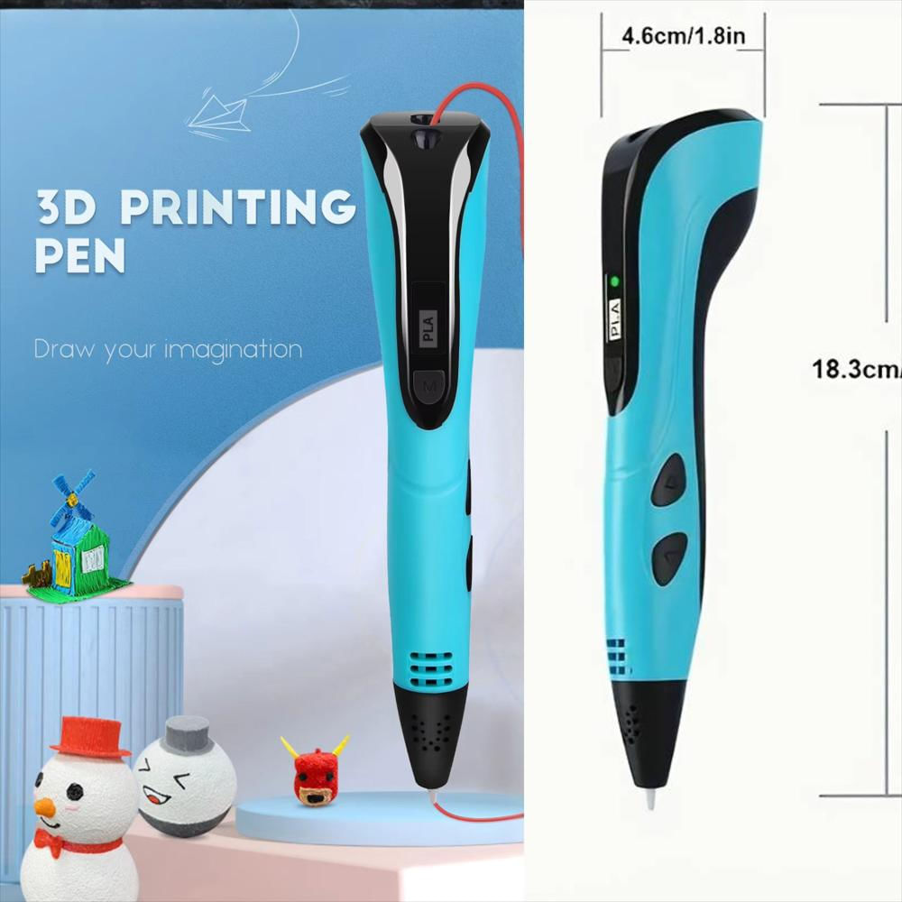 Lápiz Dibujo 3D Boligrafo 3D + Filamentos img #2