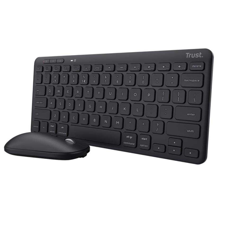 Combo Inalambrico Lyra Teclado Y Mouse Multidispositivo Recargable img #1