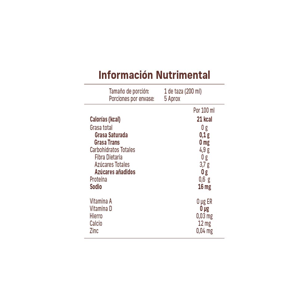Agua de coco  NATURES HEART Sin Azúcar  (946  ml) img #3