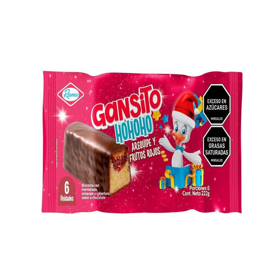 Bizcocho GANSITO mermelada arequipe y frutos rojos (222  gr) img #2