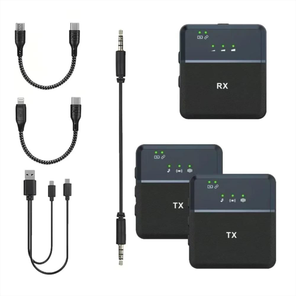 Micrófonos Inalámbricos 2Tx + 1Rx (Compatibles Con Iphone, Android, Pc Y Cámaras img #5