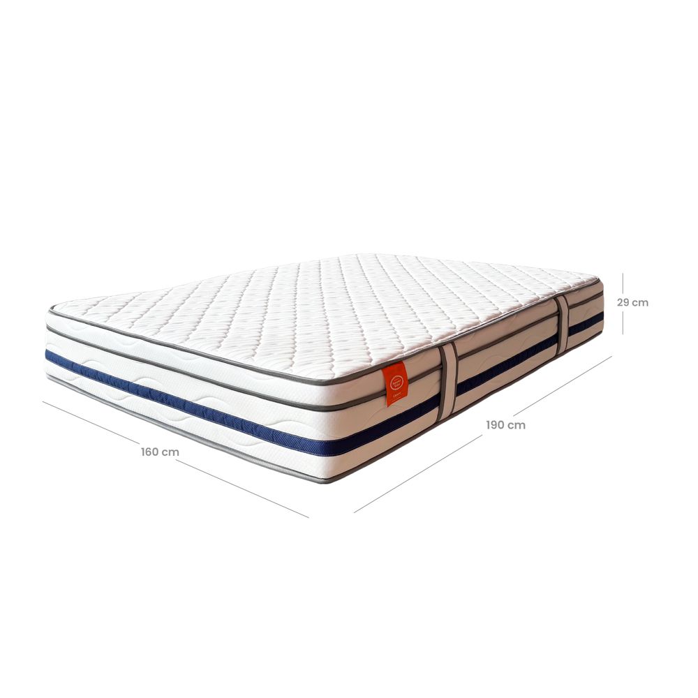 Colchón  ROMANCE RELAX Queen (160 x 190 cm) RIVER RESORT Resortado Suave . img #4
