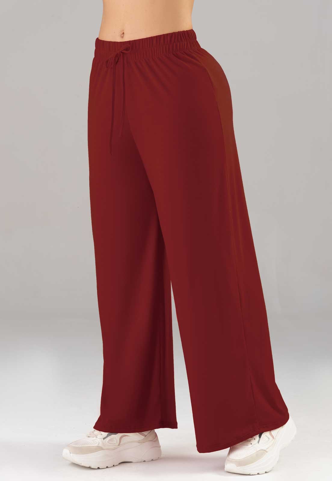 Pantalón Sudadera Mujer Rojo FI 8618