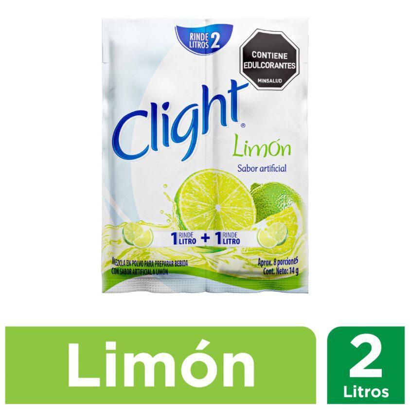 Bebida refrescante CLIGHT sin calorías sabor a limón (14  gr)