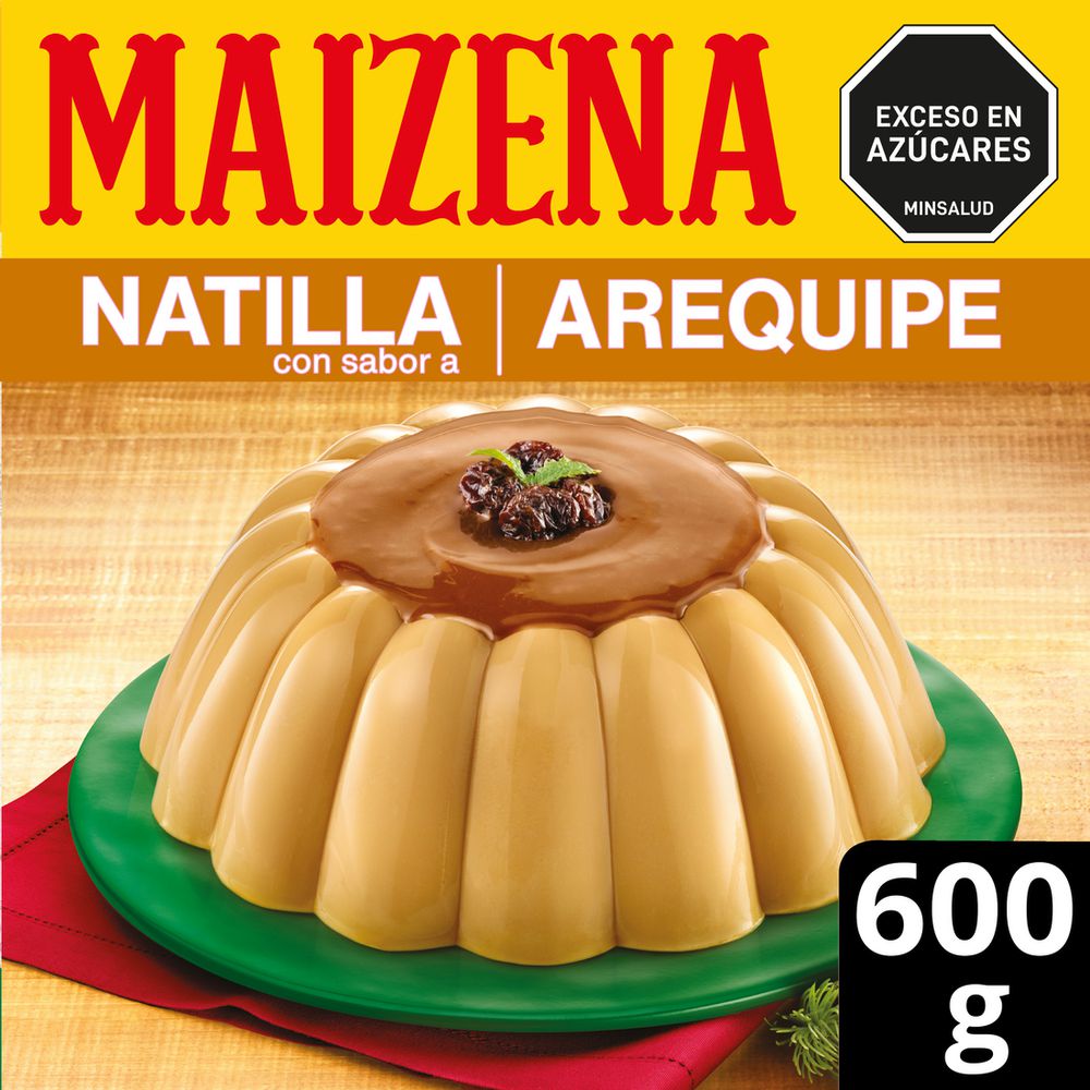 Natilla MAIZENA sabor arequipe (600  gr)