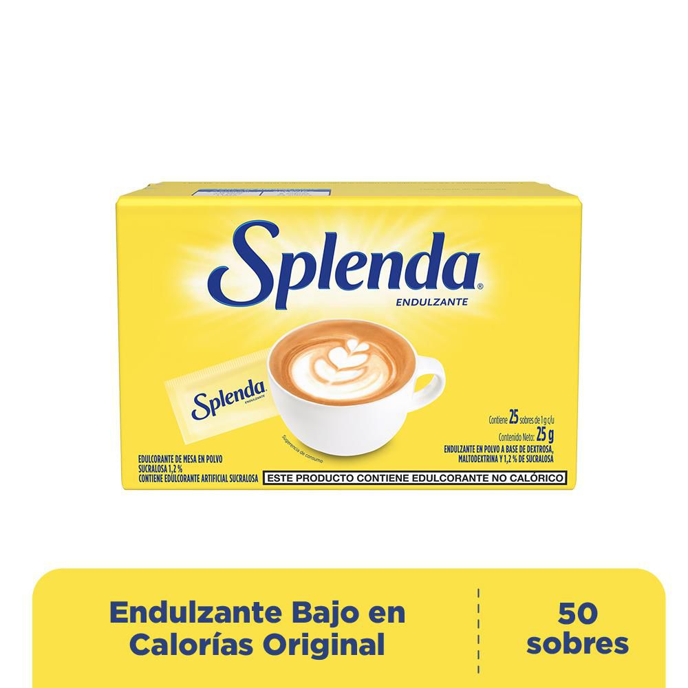 Endulzante SPLENDA 50 sobres (50  gr)