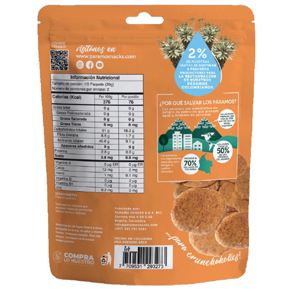 Pasabocas GOOD CHIPS maduro (40  gr) img #2