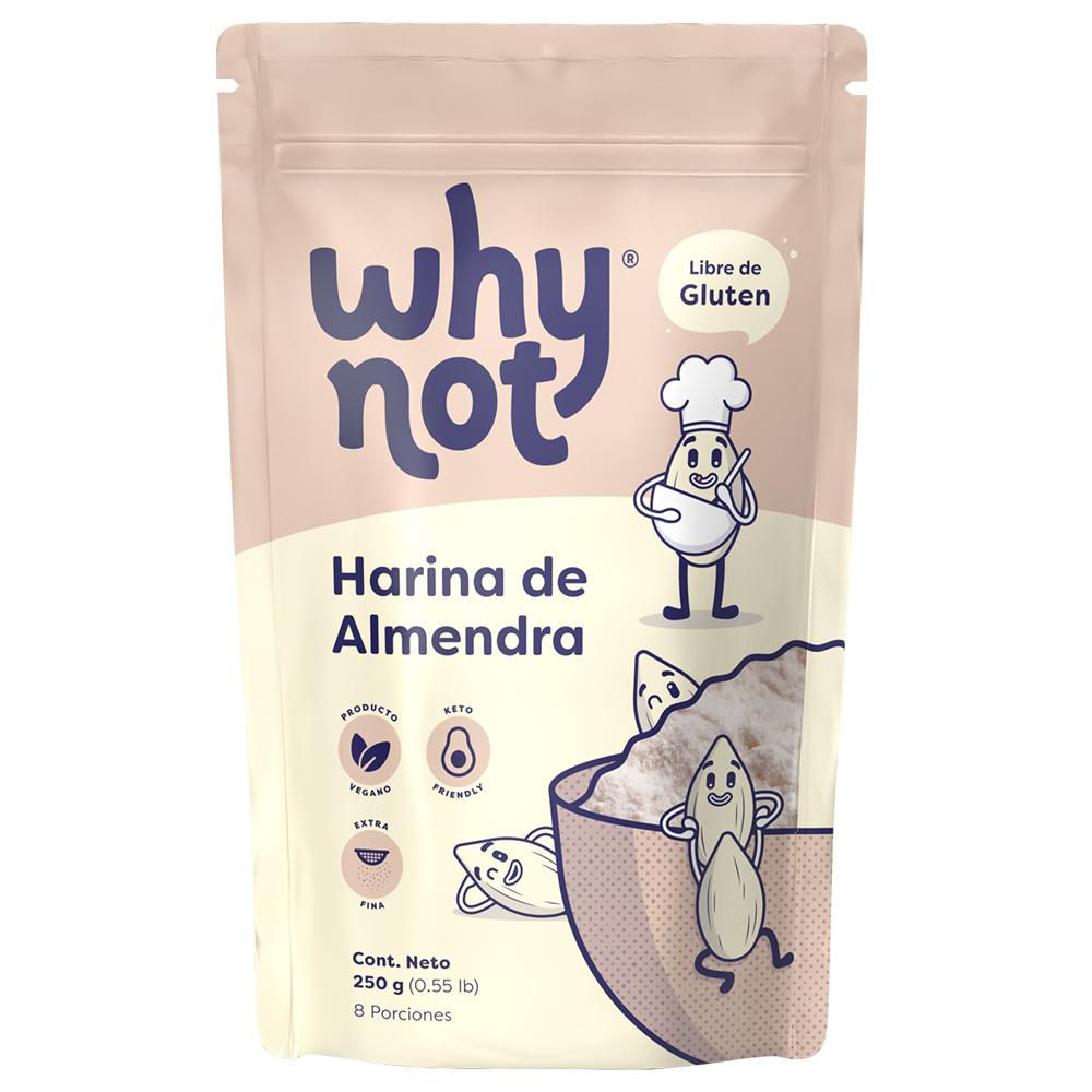 Harina WHY NOT de almendra (250  gr)