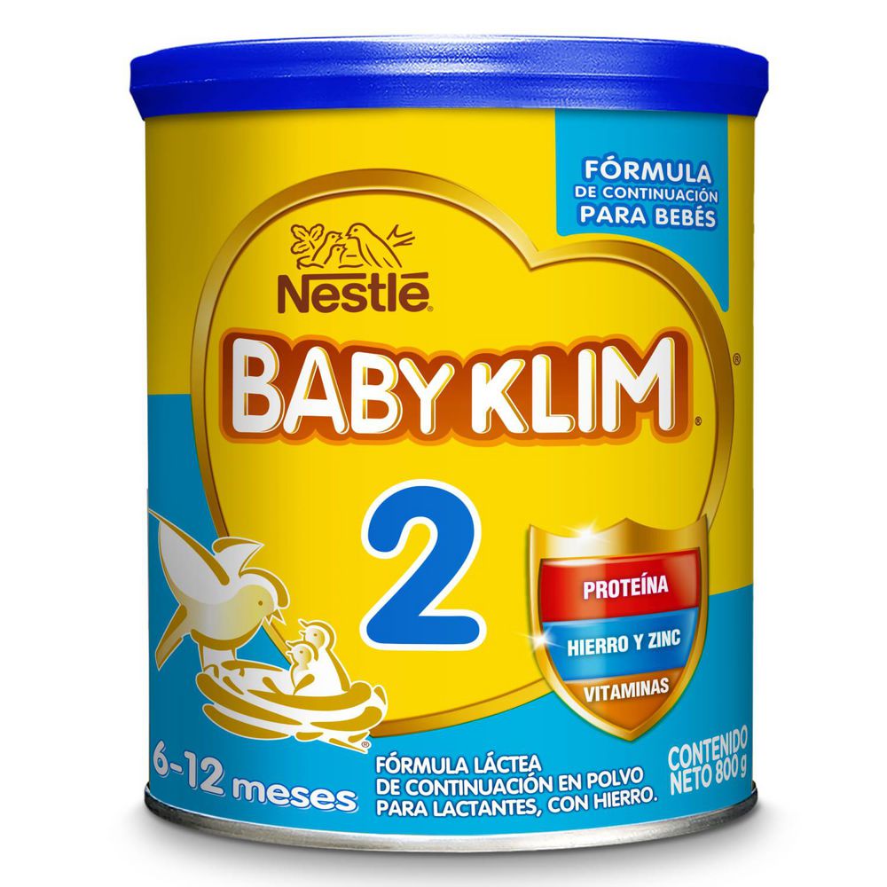 Fórmula infantil KLIM etapa 2 lata (800  gr)